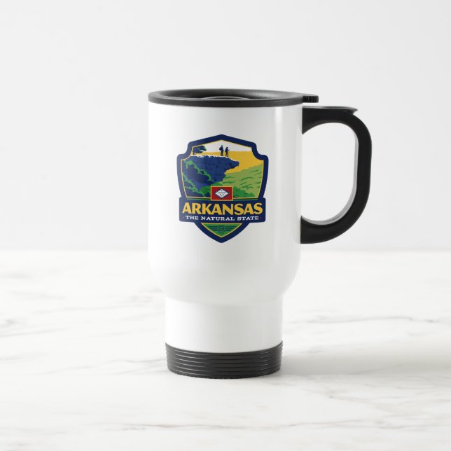 State Pride | Arkansas Travel Mug (Right)