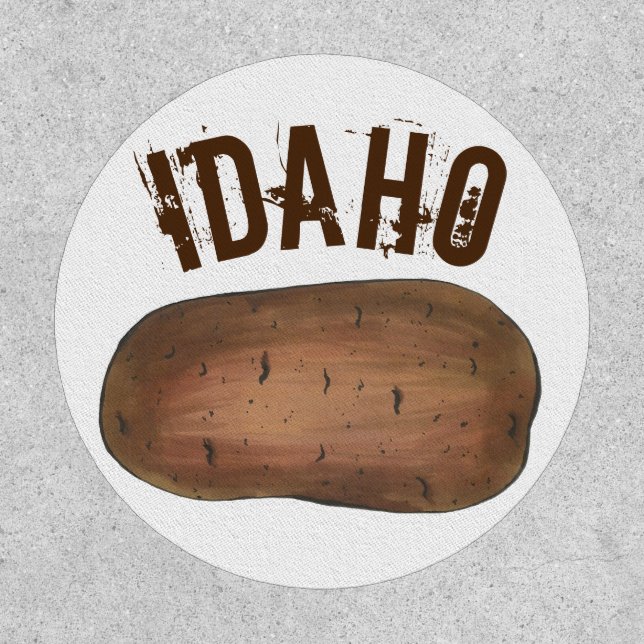 State Pride Boise IDAHO Russet Potato Potatoes ID Patch (Front)