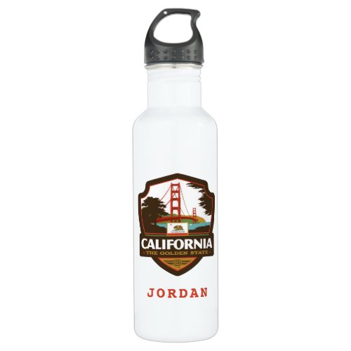 State Pride  California Stainless Steel Water Bottle