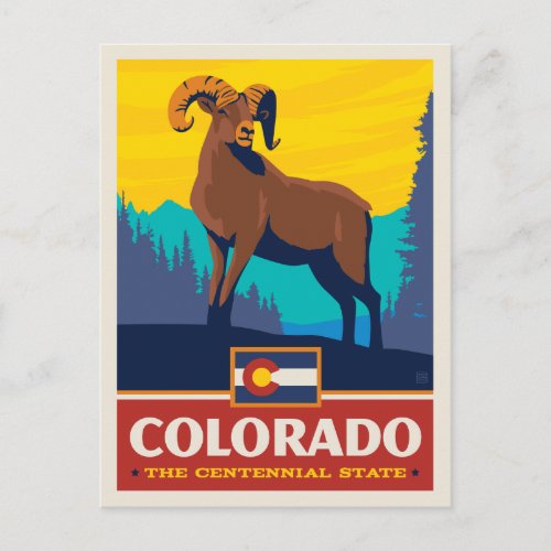 State Pride  Colorado Postcard