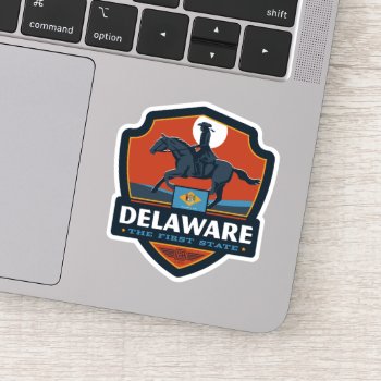 State Pride | Delaware Sticker by AndersonDesignGroup at Zazzle