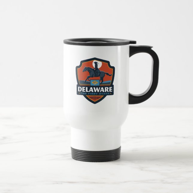 State Pride | Delaware Travel Mug (Right)