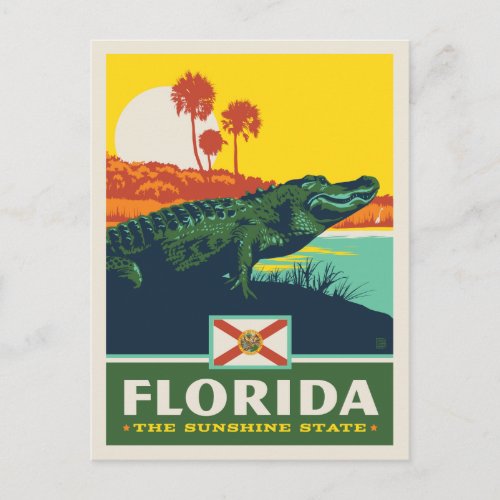 State Pride  Florida Postcard