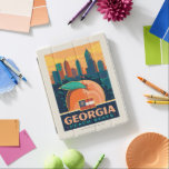 State Pride | Georgia iPad Smart Cover<br><div class="desc">Anderson Design Group is an award-winning illustration and design firm in Nashville,  Tennessee. Founder Joel Anderson directs a team of talented artists to create original poster art that looks like classic vintage advertising prints from the 1920s to the 1960s.</div>
