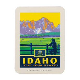 State Pride Idaho Magnet