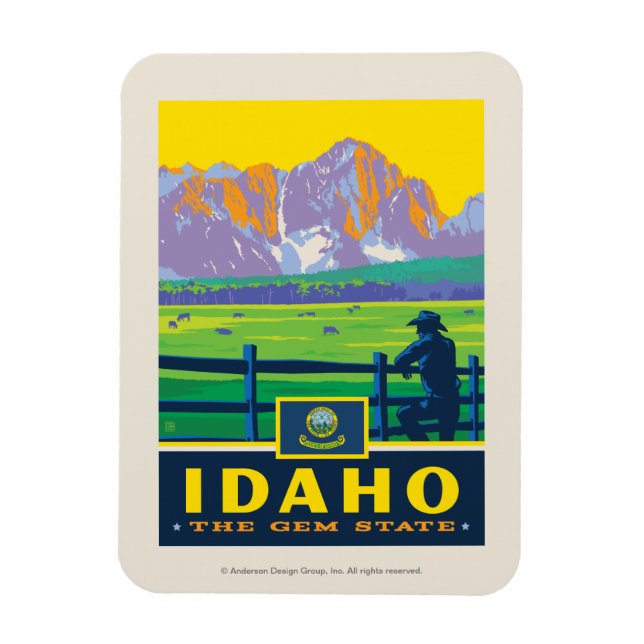 State Pride | Idaho Magnet (Vertical)