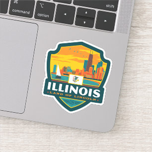State Pride Illinois Sticker