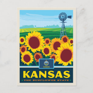 State Pride Kansas Postcard