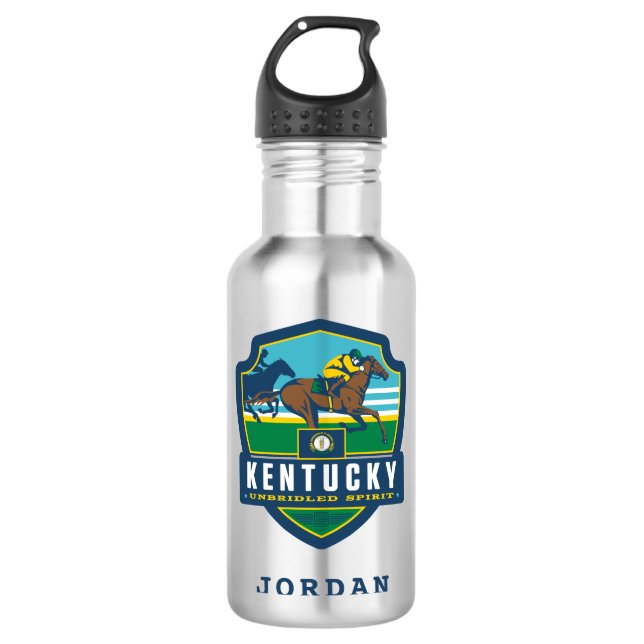 State Pride | Kentucky Stainless Steel Water Bottle (Front)