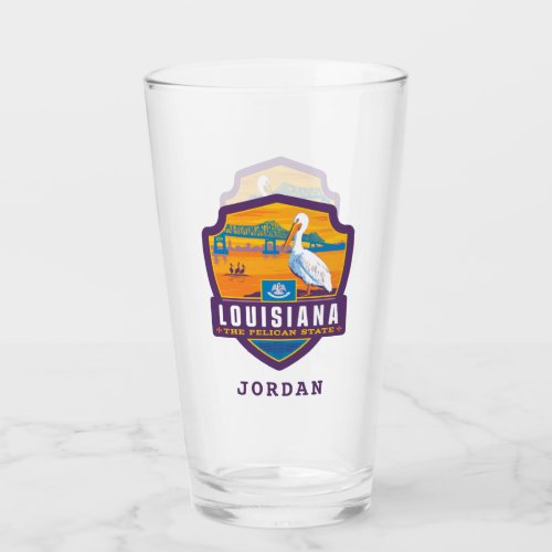 State Pride  Louisiana Glass