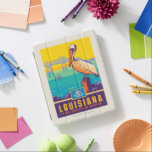 State Pride | Louisiana iPad Smart Cover<br><div class="desc">Anderson Design Group is an award-winning illustration and design firm in Nashville,  Tennessee. Founder Joel Anderson directs a team of talented artists to create original poster art that looks like classic vintage advertising prints from the 1920s to the 1960s.</div>