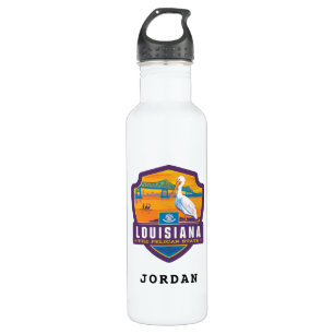 State Pride Louisiana Stainless Steel Water Bottle