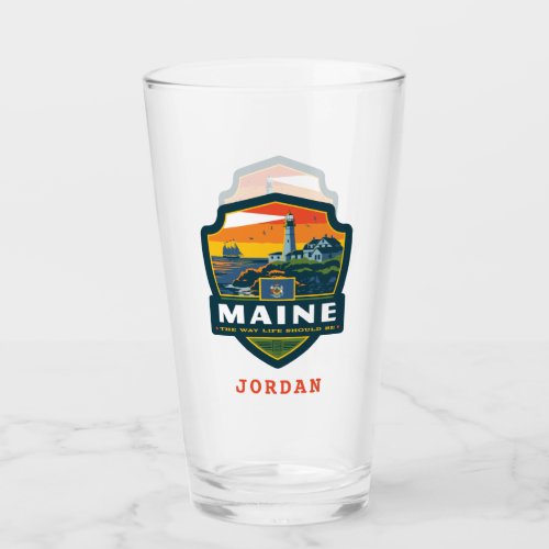 State Pride  Maine Glass
