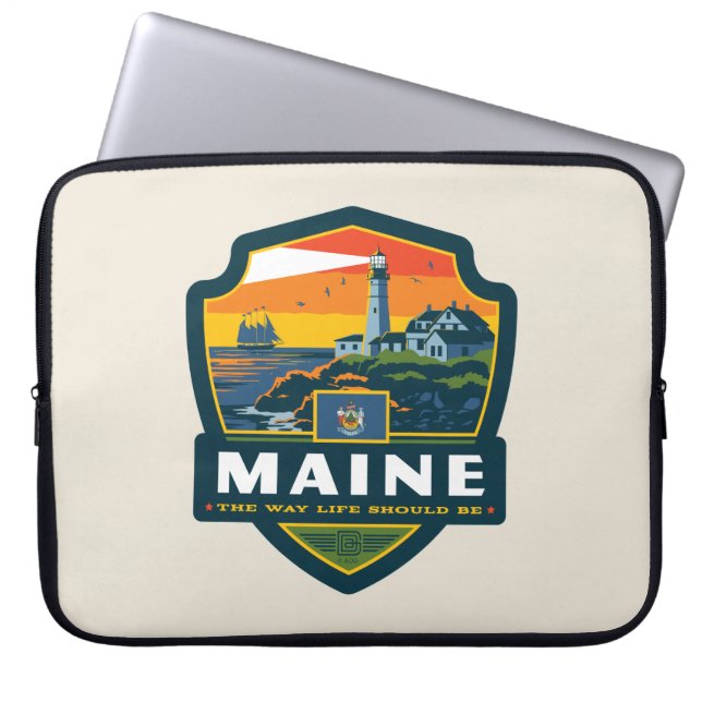 State Pride | Maine Laptop Sleeve (Front)