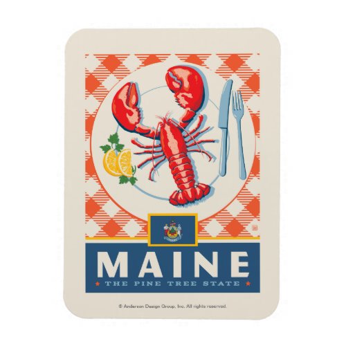 State Pride  Maine Magnet