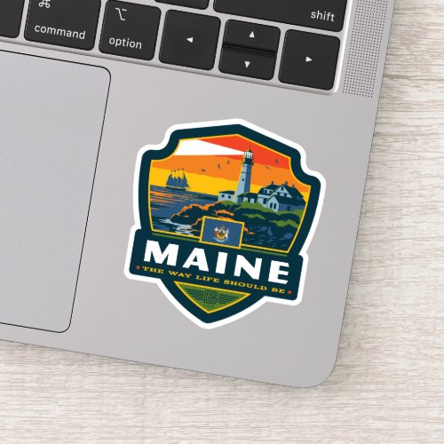 State Pride  Maine Sticker