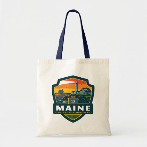 State Pride  Maine Tote Bag