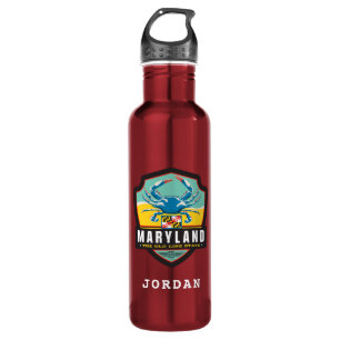 State Pride Maryland Stainless Steel Water Bottle