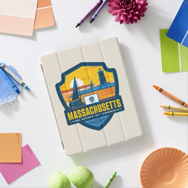 State Pride | Massachusetts iPad Smart Cover (In Situ)