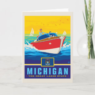 State Pride Michigan Card