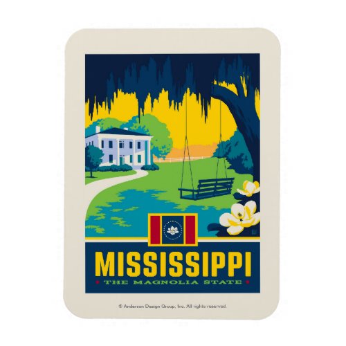 State Pride  Mississippi Magnet