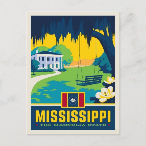State Pride  Mississippi Postcard
