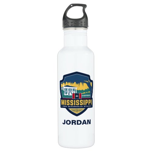 State Pride  Mississippi Stainless Steel Water Bottle