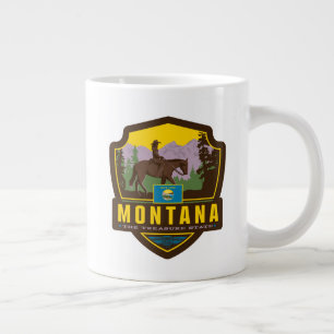 State Pride Montana Giant Coffee Mug