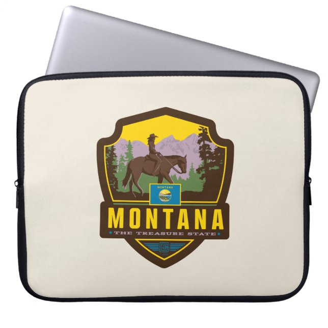 State Pride | Montana Laptop Sleeve (Front)