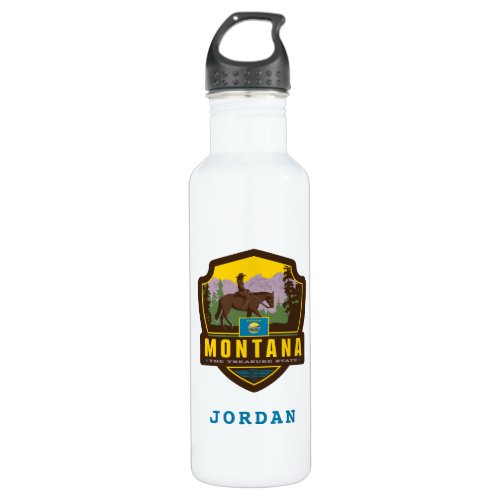 State Pride  Montana Stainless Stainless Steel Water Bottle