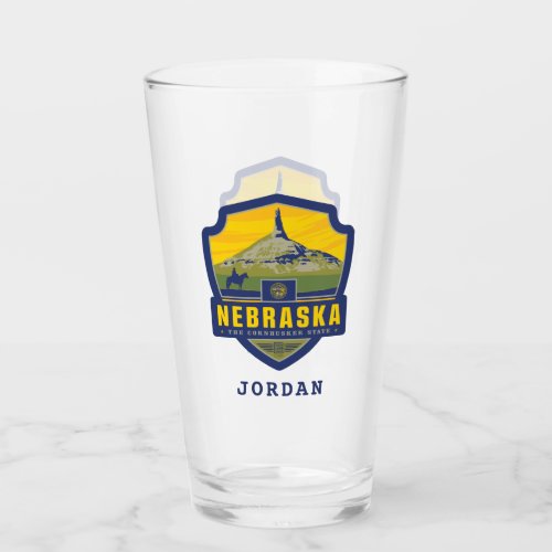 State Pride  Nebraska Glass
