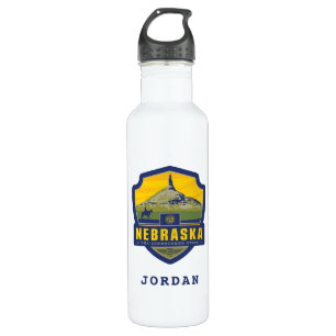 State Pride Nebraska Stainless Steel Water Bottle