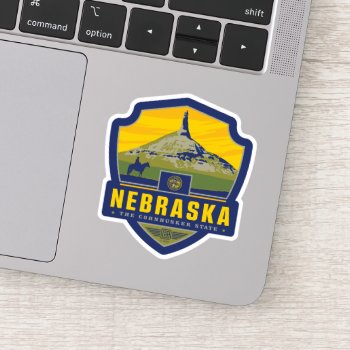 State Pride | Nebraska Sticker by AndersonDesignGroup at Zazzle