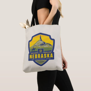 State Pride Nebraska Tote Bag
