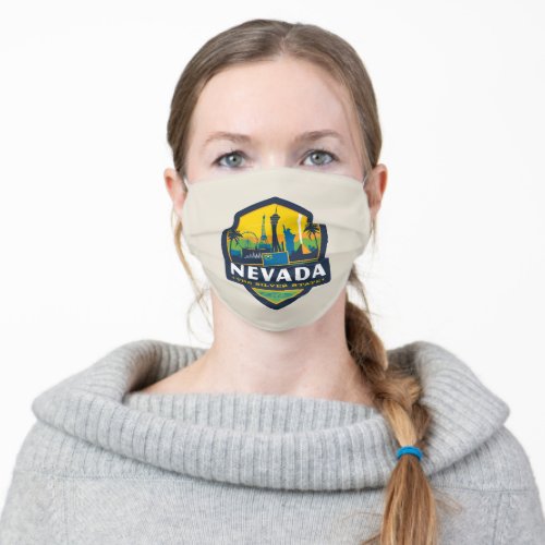 State Pride  Nevada Adult Cloth Face Mask