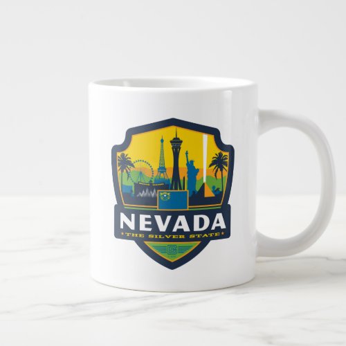 State Pride  Nevada Giant Coffee Mug