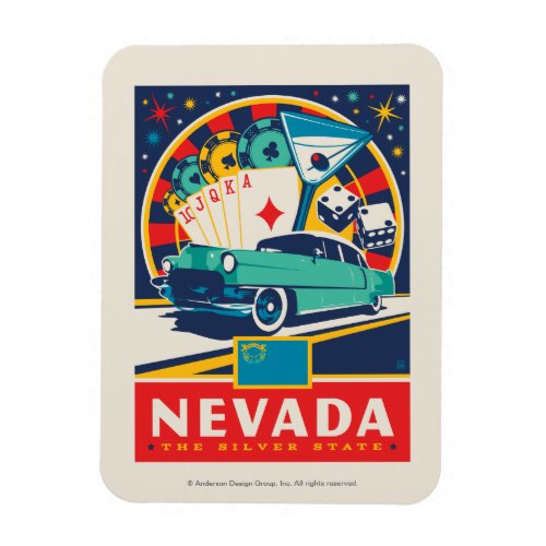 State Pride  Nevada Magnet