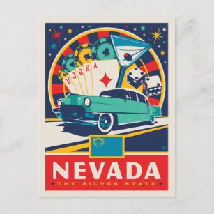 State Pride   Nevada Postcard