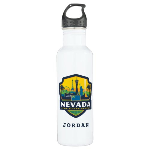 State Pride  Nevada Stainless Steel Water Bottle
