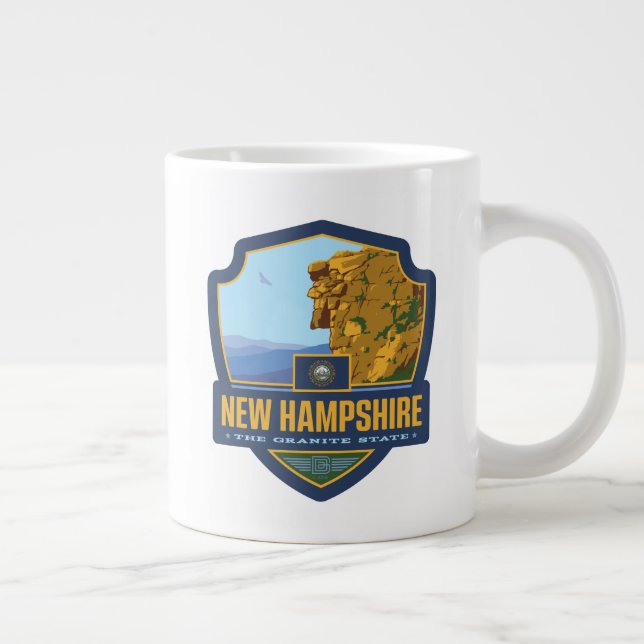 State Pride | New Hampshire Giant Coffee Mug (Right)
