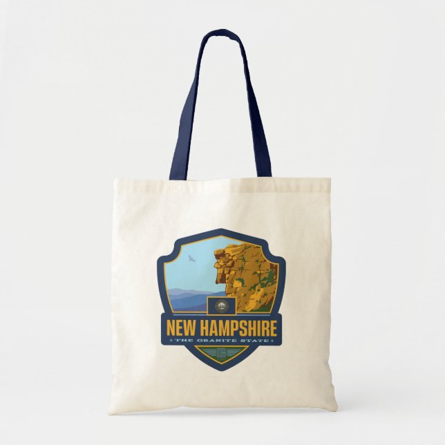 State Pride | New Hampshire Tote Bag (Front)