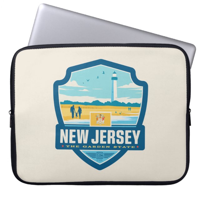 State Pride | New Jersey Laptop Sleeve (Front)