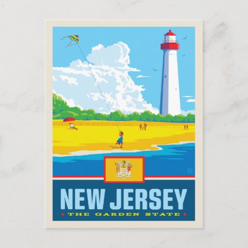 State Pride  New Jersey Postcard