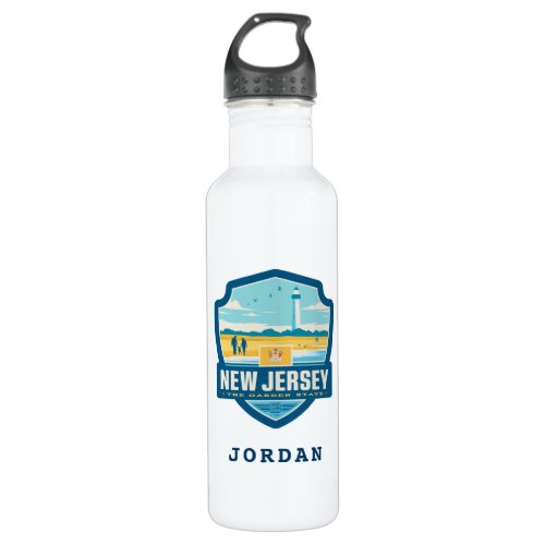 State Pride  New Jersey Stainless Steel Water Bottle