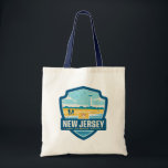 State Pride | New Jersey Tote Bag<br><div class="desc">Anderson Design Group is an award-winning illustration and design firm in Nashville,  Tennessee. Founder Joel Anderson directs a team of talented artists to create original poster art that looks like classic vintage advertising prints from the 1920s to the 1960s.</div>