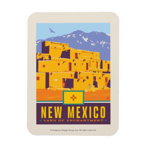 State Pride  New Mexico Magnet