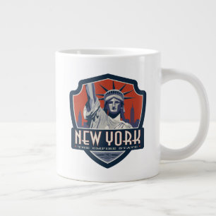 State Pride New York Giant Coffee Mug