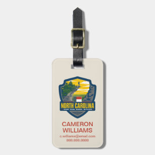 State Pride North Carolina Luggage Tag