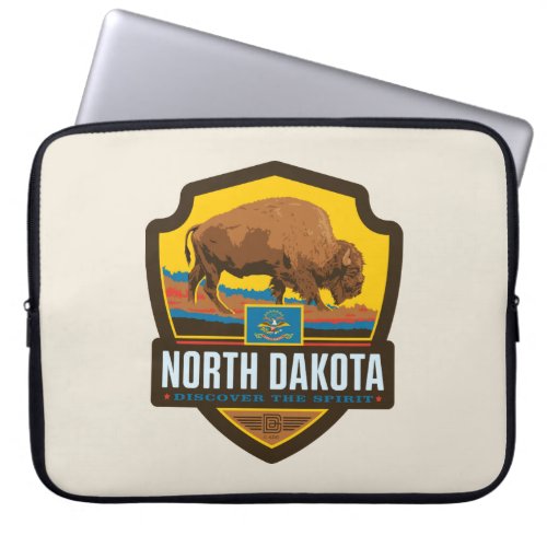 State Pride  North Dakota Laptop Sleeve
