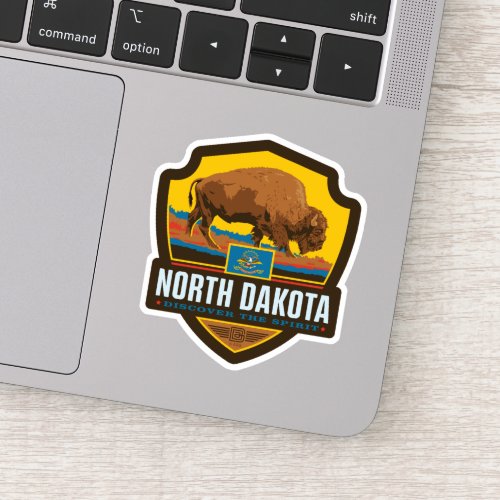 State Pride  North Dakota Sticker